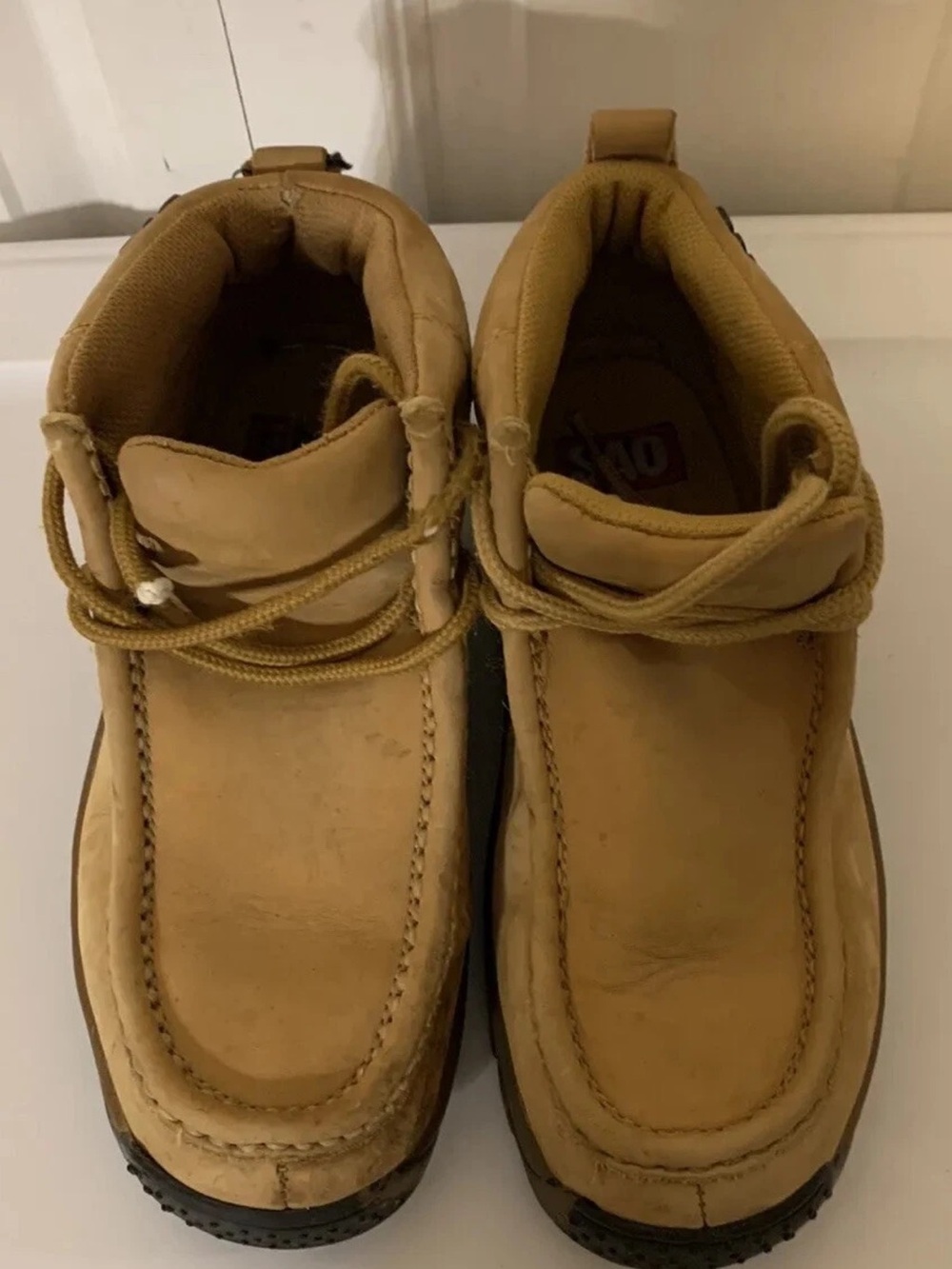 Stacy Adams Tan Chukka Boots Lace-Up Men's Casual